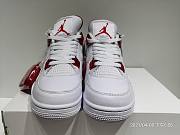 Air Jordan 4 Metallic Pack White Red CT8527-112  - 3