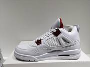 Air Jordan 4 Metallic Pack White Red CT8527-112  - 2