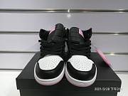 Air Jordan 1 Mid White Black Light Arctic Pink  - 2