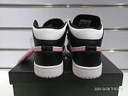 Air Jordan 1 Mid White Black Light Arctic Pink  - 4