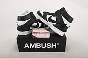 Nike Dunk High Ambush Black White CU7544-001 - 3