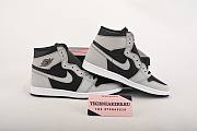 Air Jordan 1 Retro High Black White Light Smoke Grey 555088-035 - 6