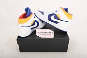 Air Jordan 1 Mid Royal Blue Laser Orange 554724-131 - 5