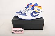 Air Jordan 1 Mid Royal Blue Laser Orange 554724-131 - 3