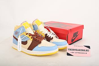 yellow brown blue jordan 1