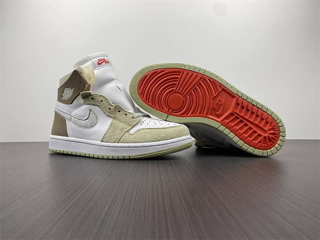 air jordan 1 zoom cmft olive aura