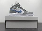 Air Jordan 1 Mid Wolf Grey Aluminum BQ6472-105  - 3