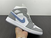 Air Jordan 1 Mid Wolf Grey Aluminum BQ6472-105  - 4
