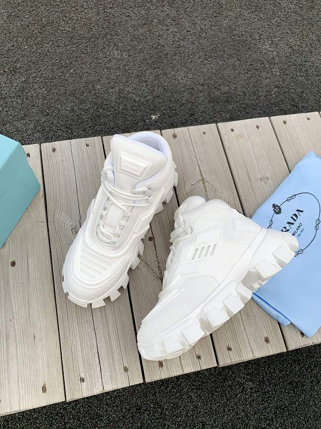 prada cloudbust thunder sneakers white