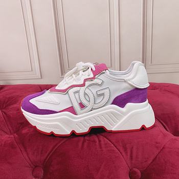 Dolce & Gabbana Daymaster Sneakers White Purple Pink