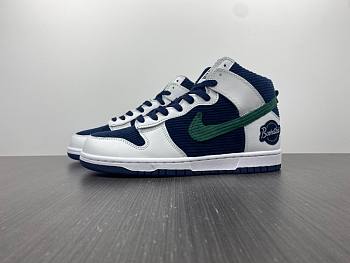 Nike Dunk High Sports Specialties White Navy DH0953-400