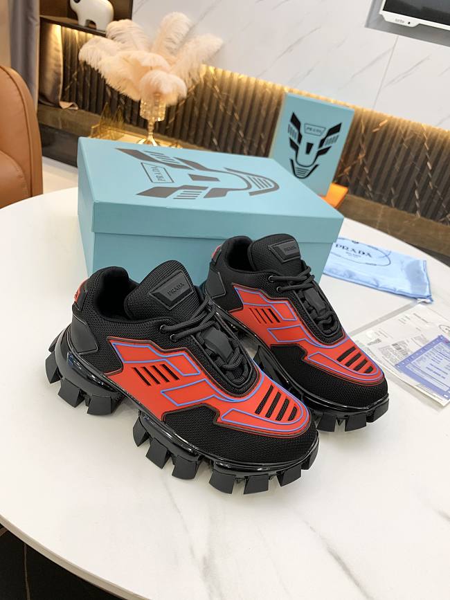 prada cloudbust thunder red and black