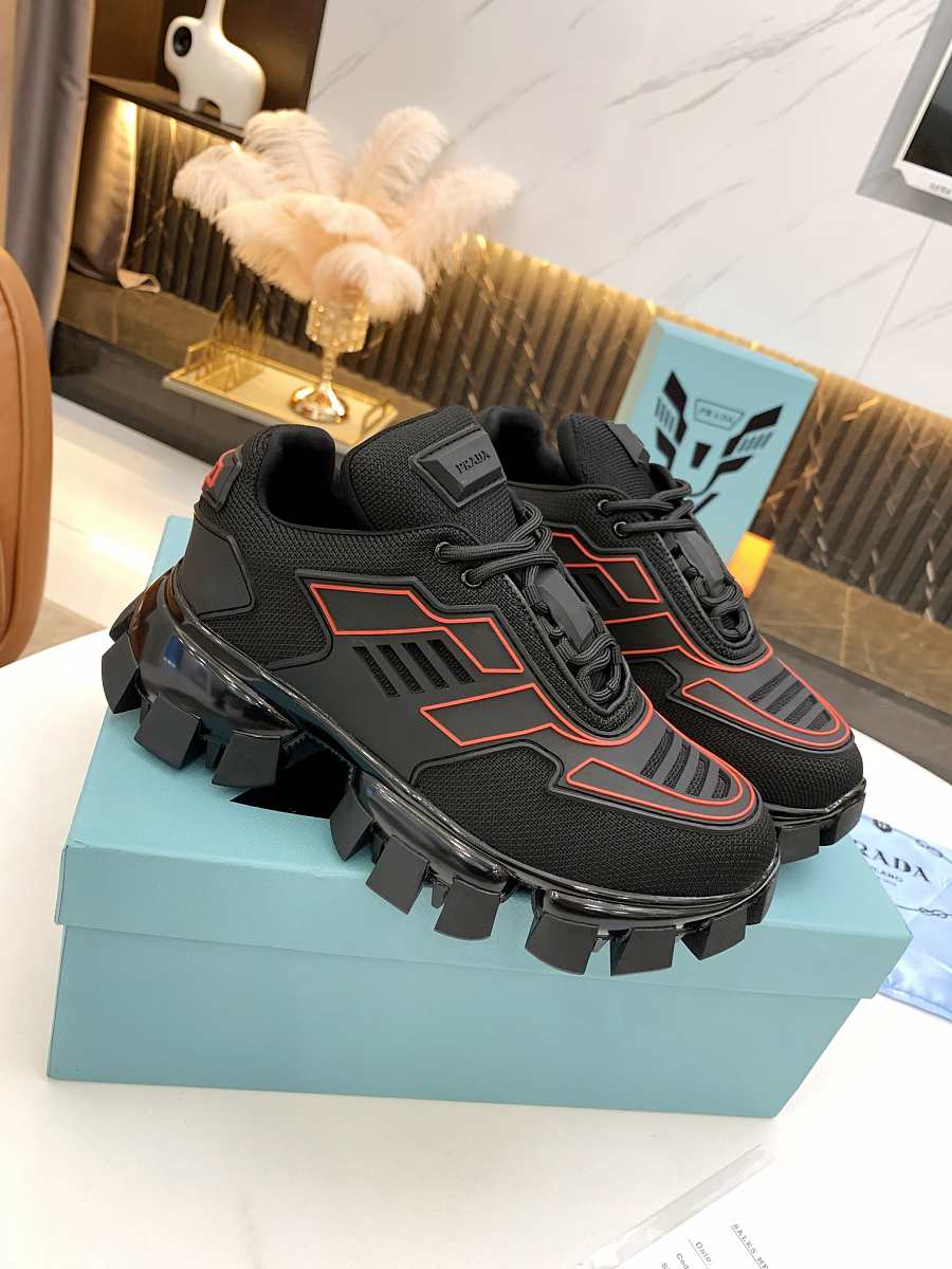 black cloudbust sneakers