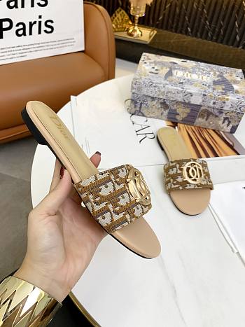 Christian Dior Dway Slide Yellow