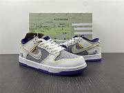 Union x Nike Dunk Low Grey Purple DJ9649 500 - 4