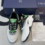 Dior B22 Sneaker White and Green with Black 3SN231YKA_H066 - 5