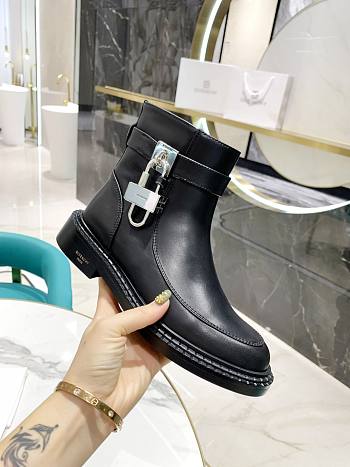 Givenchy Boots In Leather With PadLock