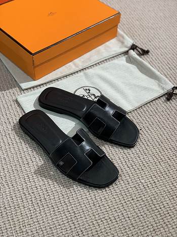 Hermes Oran sandal Black