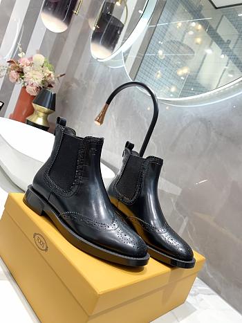 TOD'S BOOTS LEATHER IN BLACK TD416409290 