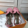 Hermes Oran ankle sandals Pink