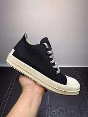 RICK OWENS FW21 GETHSEMANE LOW SNEAKS IN DOE SKIN - 3