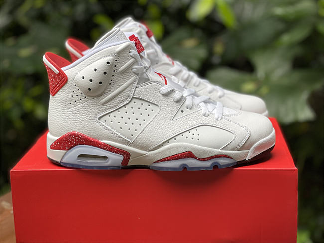 white and red 6 jordan