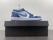 Air Jordan 1 Low Washed Denim GS DM8947-100 - 2