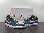 Air Jordan 1 Mid Dark Teal Green BQ6472-308 - 4
