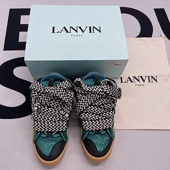 Lanvin Leather Curb Green