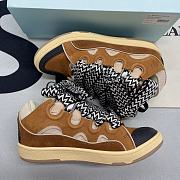 Lanvin Leather Curb Black Brown - 3