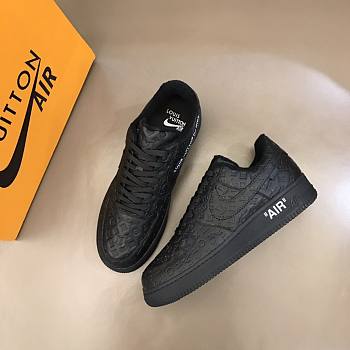 Louis Vuitton x Nike Air Force 1 Black 