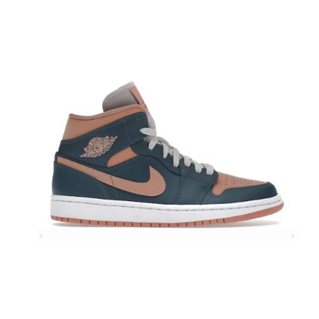 Air Jordan 1 Mid Dark Teal Green BQ6472-308 - 1