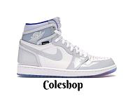 Air Jordan 1 Retro High Zoom White Racer Blue CK6637-104  - 1