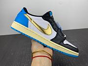 Air Jordan 1 Low Blue White Black And Gold CZ0790-104 - 6