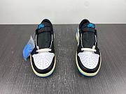 Air Jordan 1 Low Blue White Black And Gold CZ0790-104 - 2