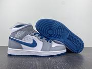 Air Jordan 1 Mid True Blue Cement DQ8423-014 - 5