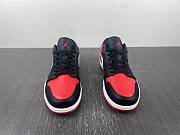 Air Jordan 1 Low Alternate Bred Toe 553558-066 - 5