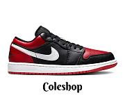 Air Jordan 1 Low Alternate Bred Toe 553558-066 - 1