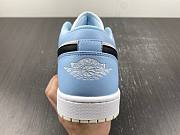 Air Jordan 1 Low Ice Blue Black 554723-401 - 6