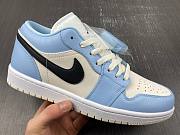 Air Jordan 1 Low Ice Blue Black 554723-401 - 3