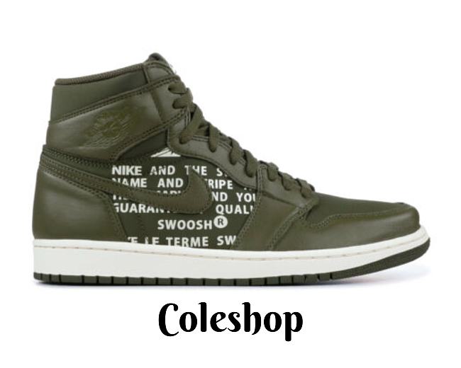 Air Jordan 1 Retro High Olive Canvas 555088-300 - 1