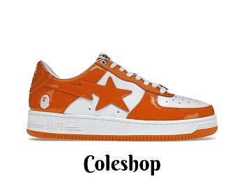 A Bathing Ape Bape Sta Low Orange