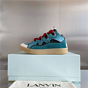 Lanvin Leather Curb Sneakers Anthracite FM-SKRK11-TRFF-H221842 - 5