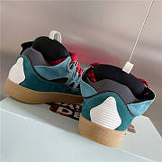 Lanvin Leather Curb Sneakers Anthracite FM-SKRK11-TRFF-H221842 - 3