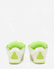 Lanvin Leather Curb Sneakers White Yellow FM-SKRK11-DRAP-P2300F839 - 5
