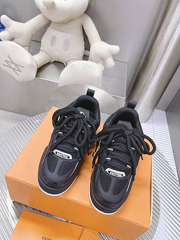 Louis Vuitton LV Skate Sneaker Black Black White 1AARR1