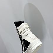 Rick Owens Strobe Geobasket High Black Milk RU02B2894-LPO - 6