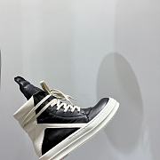 Rick Owens Strobe Geobasket High Black Milk RU02B2894-LPO - 5