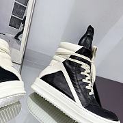 Rick Owens Strobe Geobasket High Black Milk RU02B2894-LPO - 3