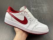 Air Jordan 1 Retro Low White Varsity Red 705329-101 - 3